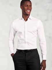 Brook Taverner Royal Oxford Double Cuff Cotton Shirt - Imagem 1 de 5
