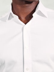 Brook Taverner Royal Oxford Double Cuff Cotton Shirt - Imagem 2 de 5