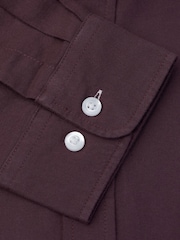 Brook Taverner Purple Oxford Cotton Shirt - Image 6 of 6