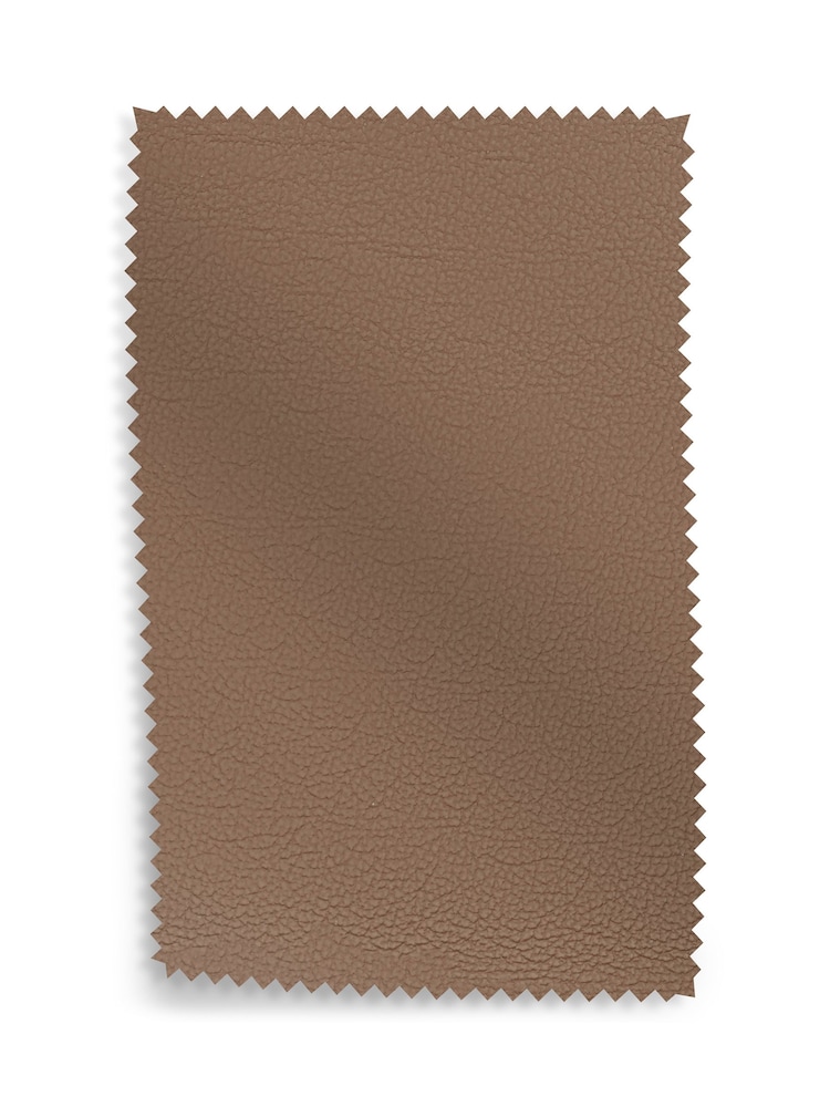 MADE.COM Tan Brown Soft Grain Leather Upholstery Swatch - Image 1 of 1