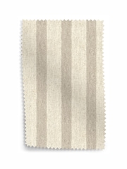 Laura Ashley Natural Kinsham Stripe Upholstery Swatch - Image 1 of 1