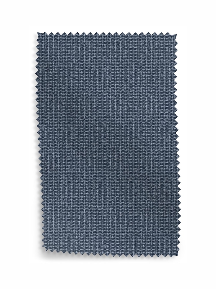 Laura Ashley Navy Blue Lundar Chenille Upholstery Swatch - Image 1 of 1