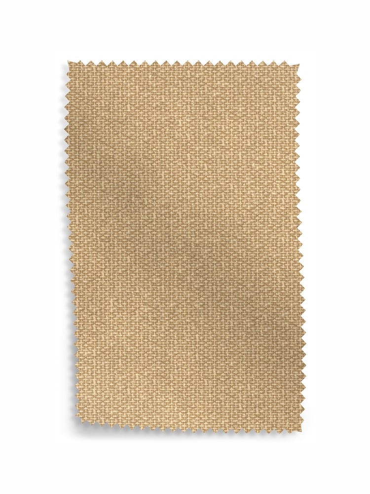 Laura Ashley Caramel Natural Lundar Chenille Upholstery Swatch - Image 1 of 1