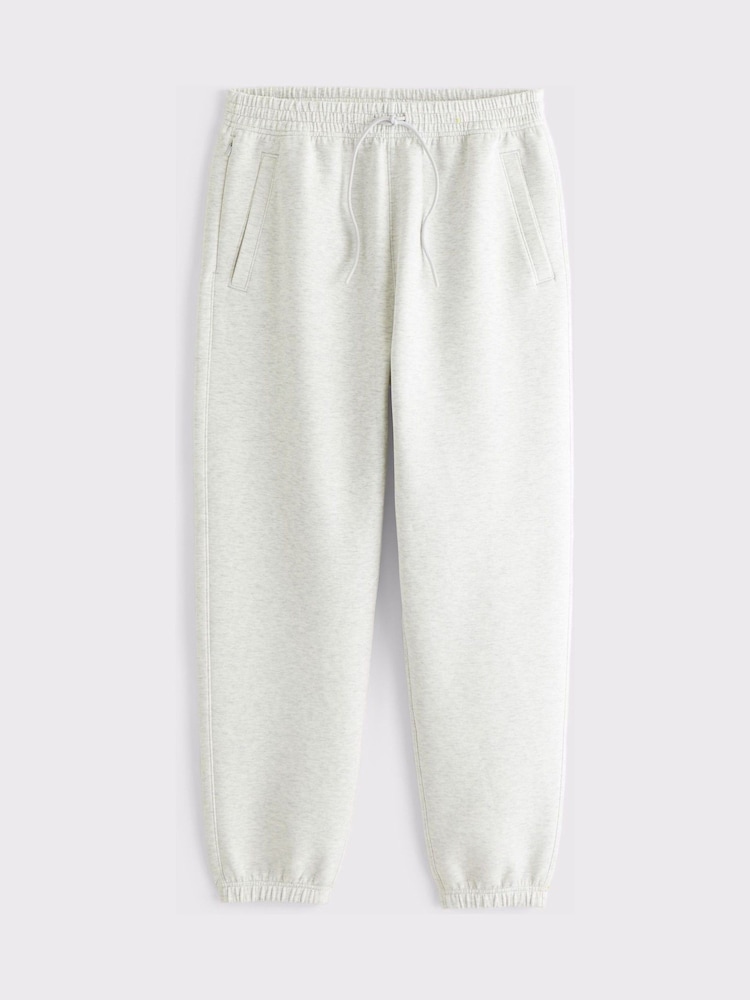 YPB Abercrombie & Fitch Ash Grey Neo KNIT MAX Cinched Bottom Joggers - Image 1 of 3