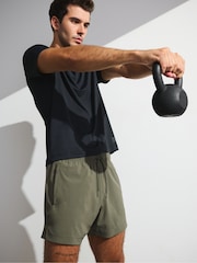 YPB Abercrombie & Fitch Green MotionTEK Retro Shorts - Image 1 of 7