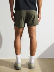 YPB Abercrombie & Fitch Green MotionTEK Retro Shorts - Image 3 of 7