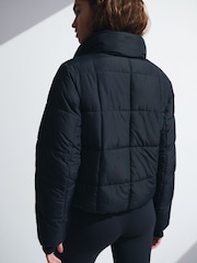 YPB Abercrombie & Fitch Black Mini Puffer Jacket - Image 2 of 7