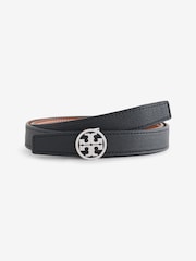 Tory Burch Black 1" Miller Reversible Belt - Image 1 of 1