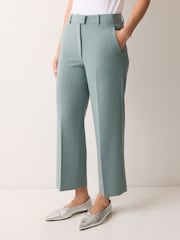 Jigsaw Blue Elm Modern Crepe Trousers - Image 1 of 4