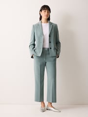 Jigsaw Blue Elm Modern Crepe Trousers - Image 3 of 4