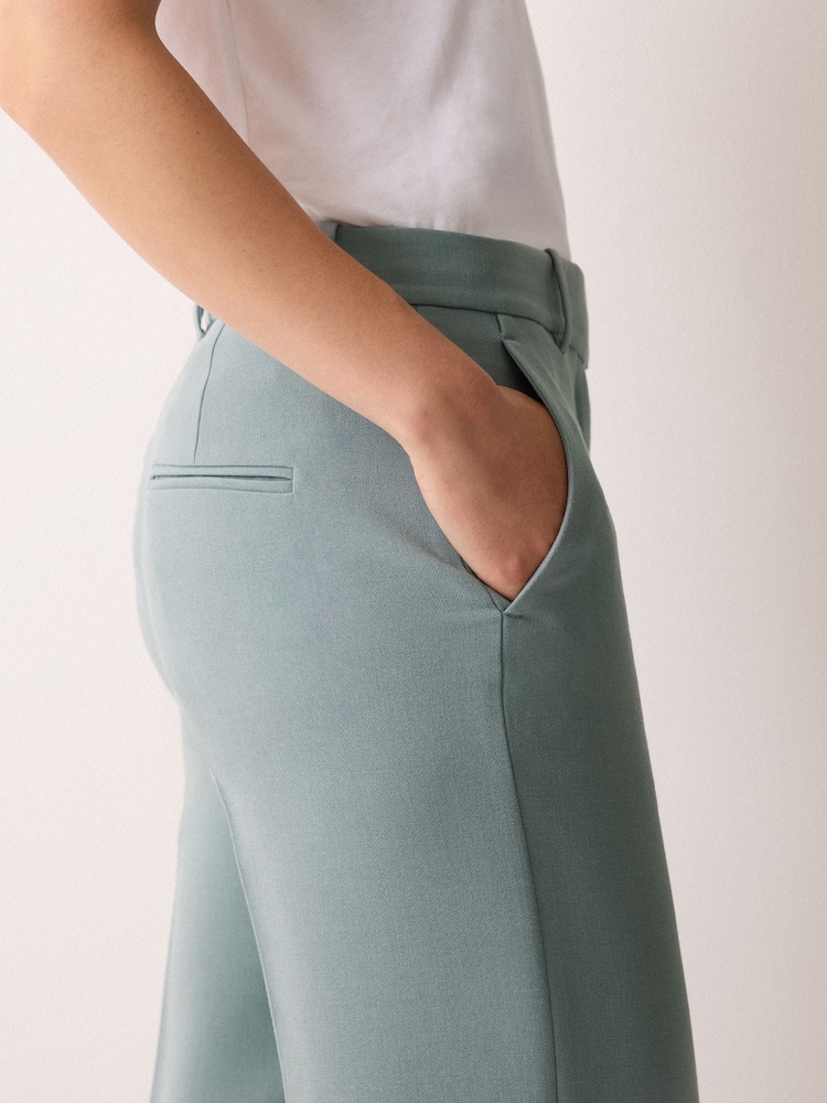 Jigsaw Blue Elm Modern Crepe Trousers - Image 4 of 4
