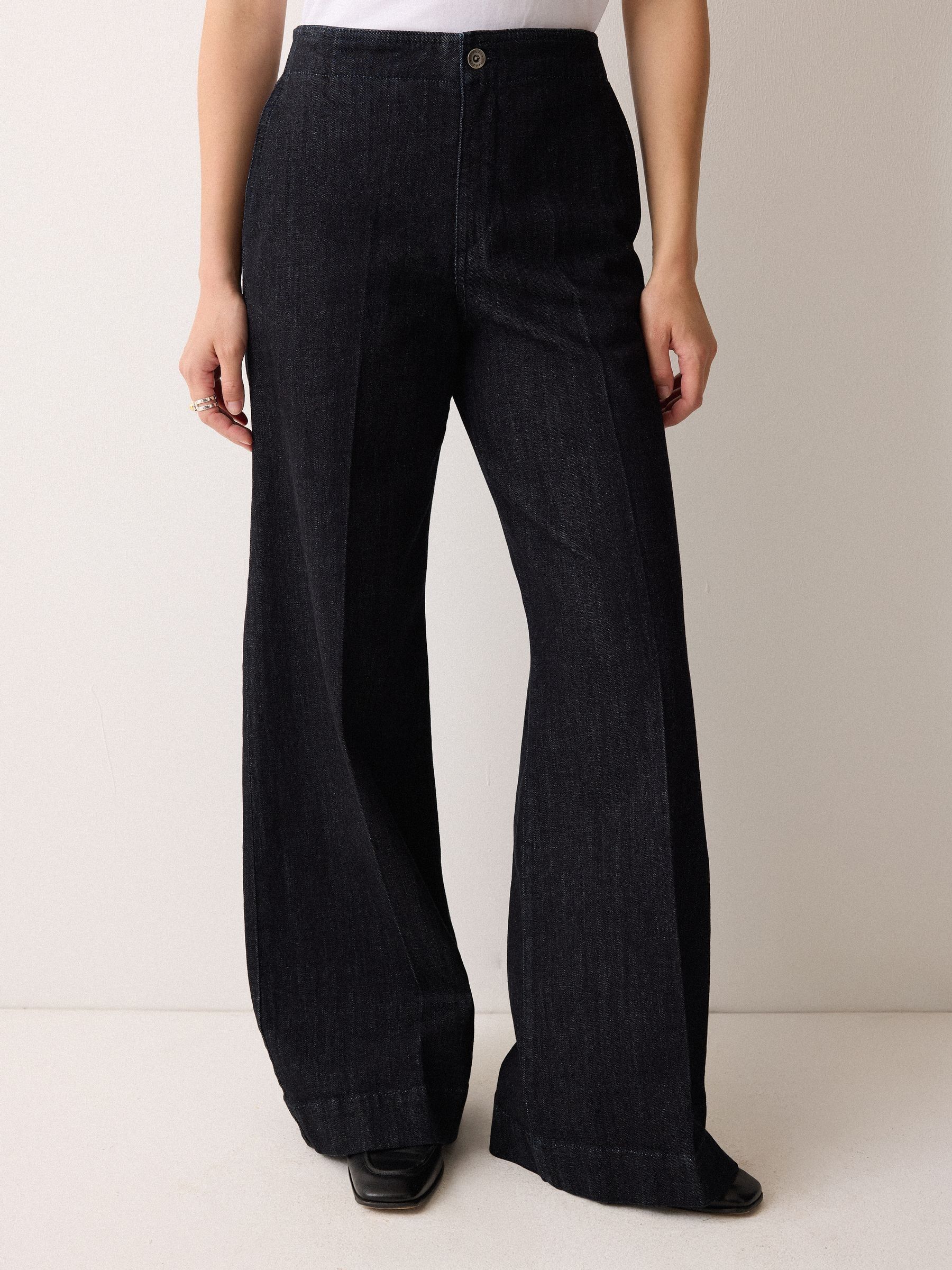 Buy Jigsaw Blue Myrtle Pressed Crease Jeans from Next USA