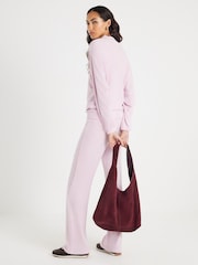 River Island Pink Batwing Knitted Lounge Set - Image 2 of 4