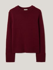 Jigsaw Red Wool Cashmere Blend Jumper - Image 1 of 1