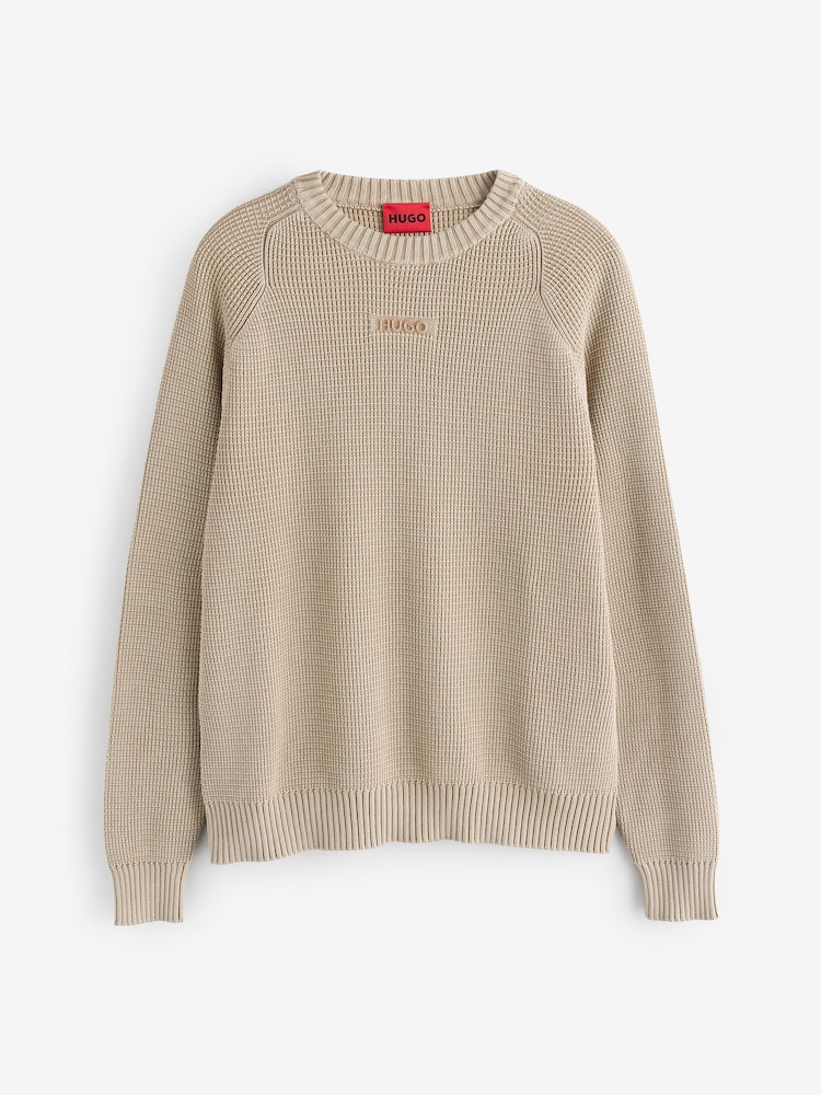 HUGO Langärmeliger Strickpullover - Bild 5 von 5