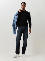 HUGO Black Long Sleeve Logo Jumper - Image 3 of 5