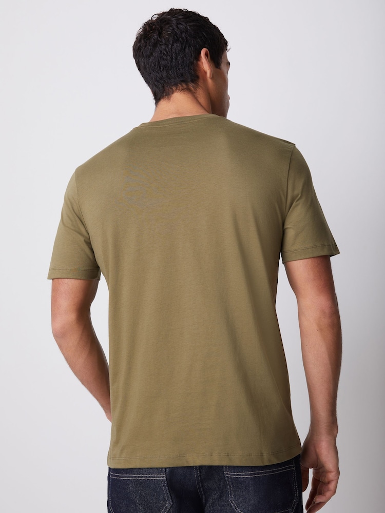 HUGO Green Dog Graphic T-Shirt - Image 2 of 5 HUGO Green Dog Graphic T-Shirt - Image 2 of 5