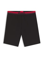 HUGO Black Gradient Band Shorts - Image 1 of 2