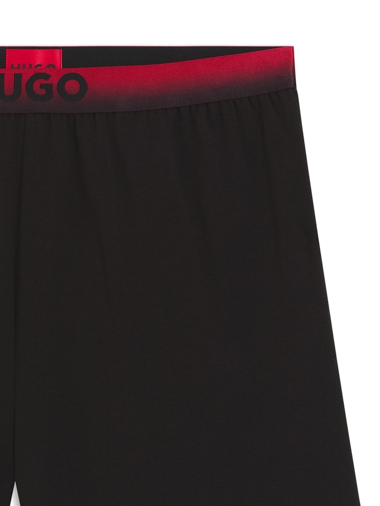 HUGO Black Gradient Band Shorts - Image 2 of 2 HUGO Black Gradient Band Shorts - Image 2 of 2
