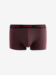 HUGO Black Stretch Cotton Boxers  3 Pack - Image 4 of 4