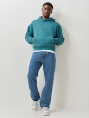 HUGO Blue Back Graphic Hoodie - Image 3 of 6