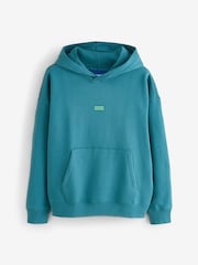 HUGO Blue Back Graphic Hoodie - Image 6 of 6
