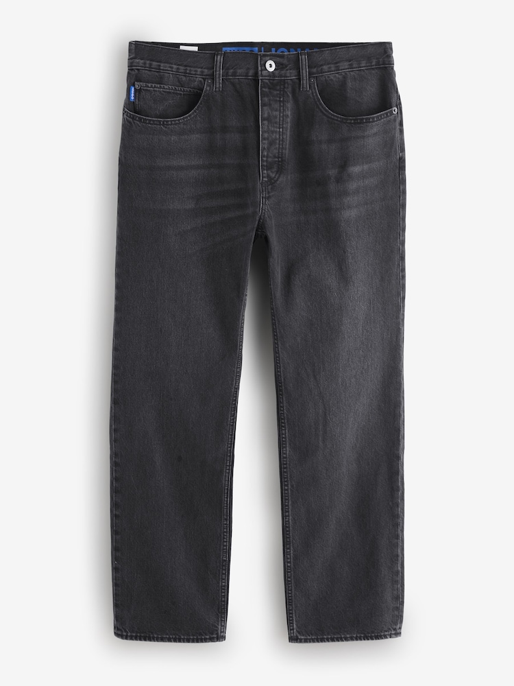 HUGO Black Jonah Straight Fit Denim Jeans - Image 4 of 4 HUGO Black Jonah Straight Fit Denim Jeans - Image 4 of 4