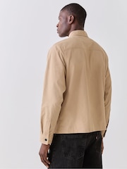 טבעי - HUGO עליונית עם רוכסן לכל האורך - תמונה 5 מתוך 8