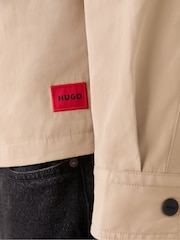 טבעי - HUGO עליונית עם רוכסן לכל האורך - תמונה 7 מתוך 8