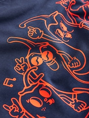 Orange Dancing Chillies Short Sleeve Back Print T-Shirt (3mths-7yrs) - Image 3 of 4