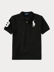 Itim - Polo Ralph Lauren Pony Varsity Polo Shirt - Larawan 4 ng 5