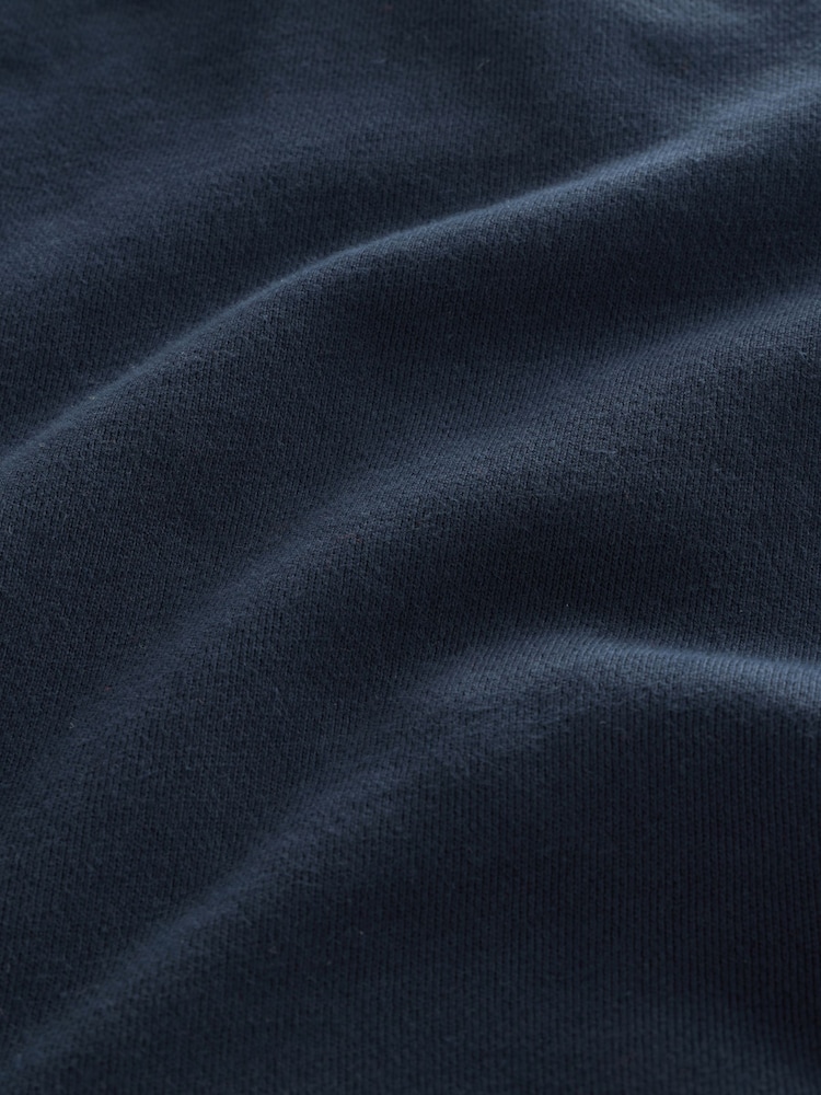 Navy Blue Lightweight Jersey Slim Fit Joggers - Image 8 of 8