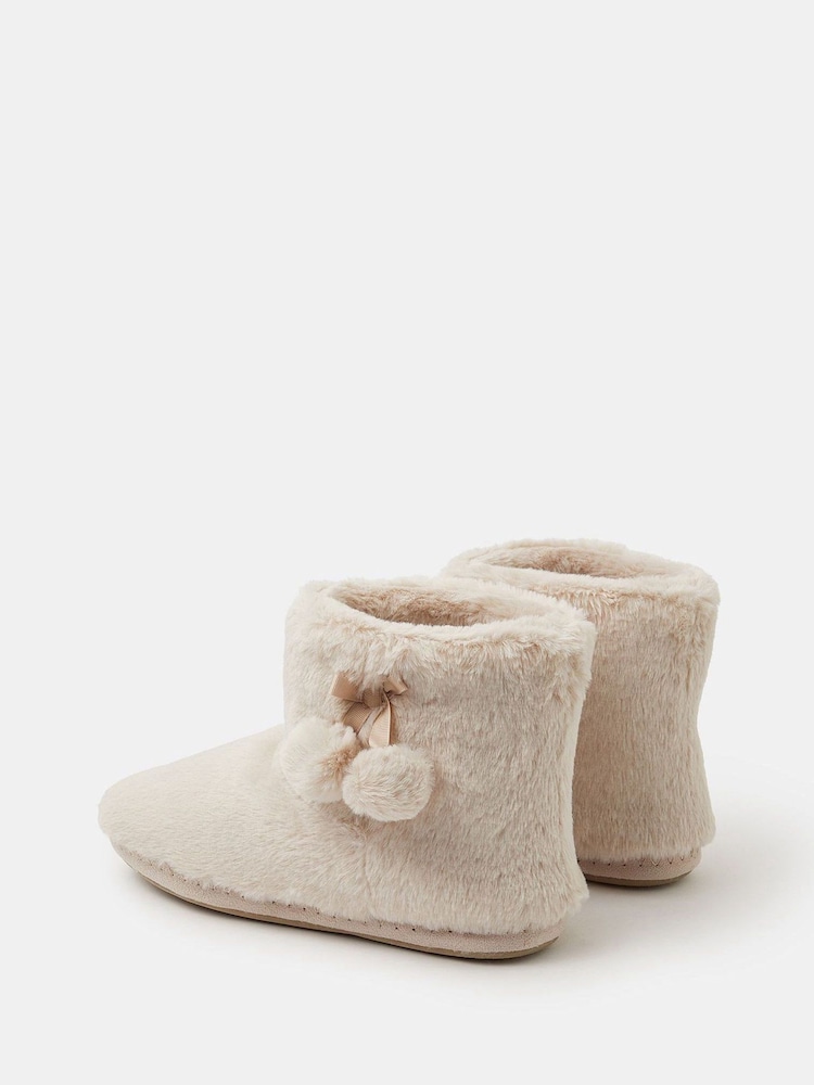 Accessorize Super Soft Pom Pom Slipper Boots - Slika 2 iz 4