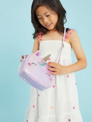 Angels By Accessorize Purple Girls Unicorn Cross-Body Bag - Image 2 of 3