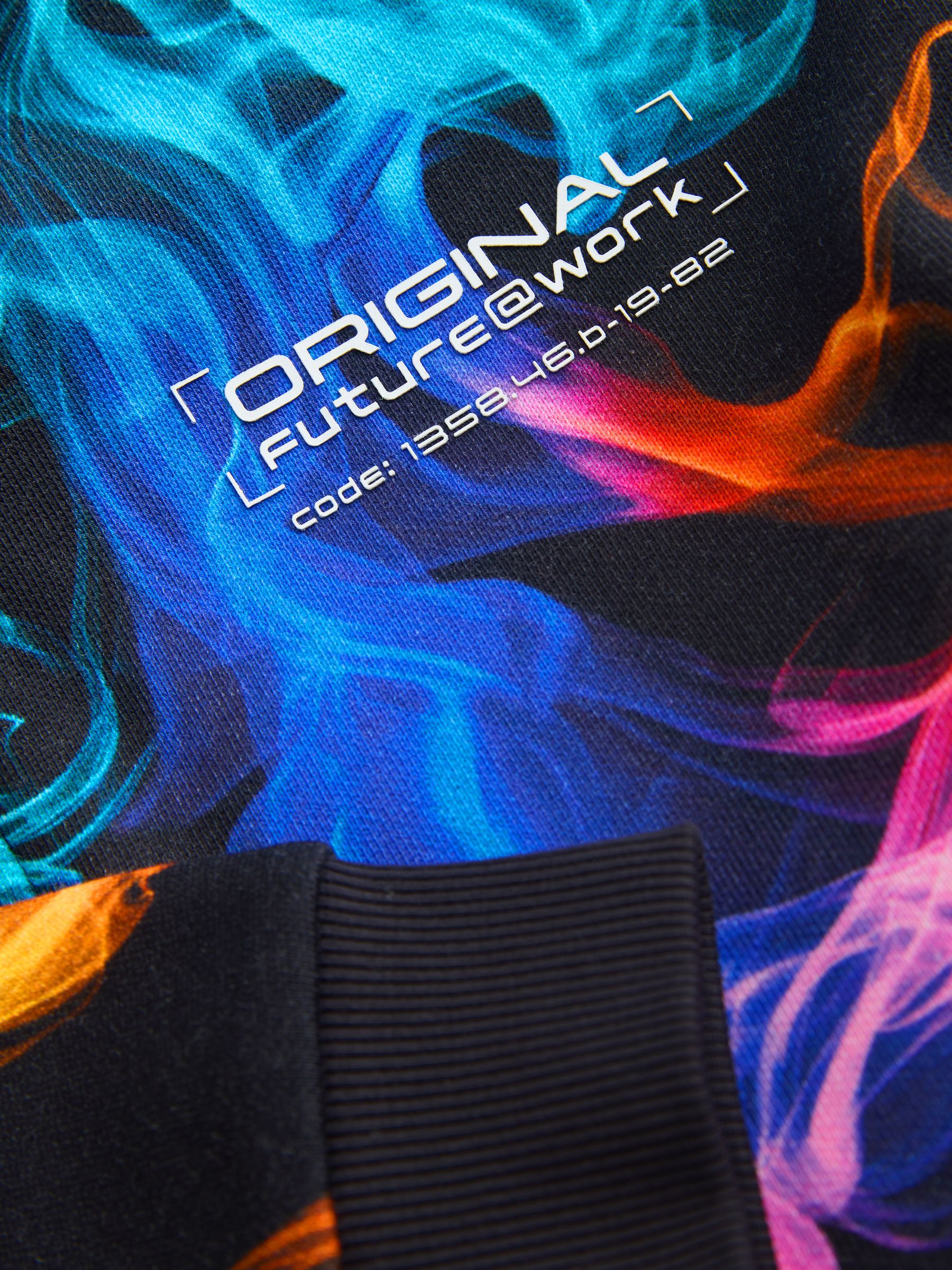Buy Black Multi Graphic Zip Through Hoodie (3-16yrs) from Next Romania