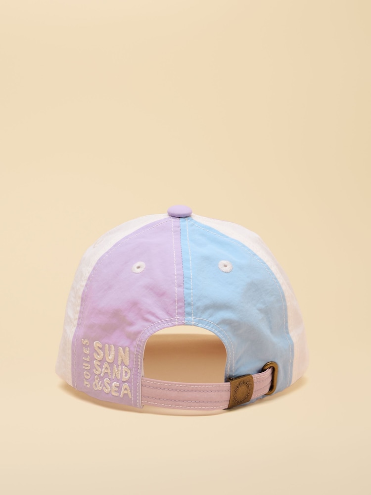Joules Kids Daley Nylon Pink Multi Hotch Potch Cap - Image 2 of 4 Joules Kids Daley Nylon Pink Multi Hotch Potch Cap - Image 2 of 4