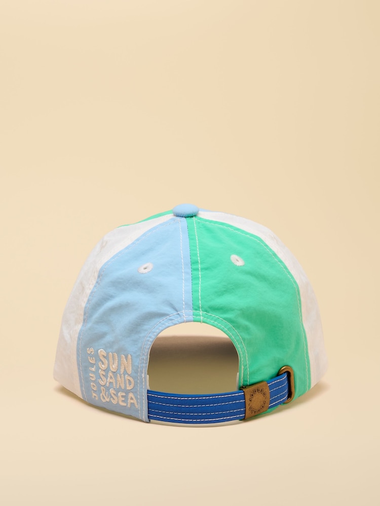 Joules Kids Daley Nylon Blue Multi Hotch Potch Cap - Image 2 of 4 Joules Kids Daley Nylon Blue Multi Hotch Potch Cap - Image 2 of 4