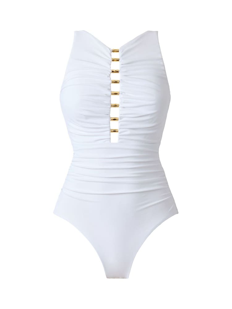 Miraclesuit Underwired Ladder Beaded Tummy Control Swimsuit - Immagine 6 di 6