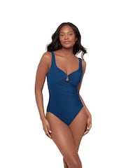 Miraclesuit Underwired Escape Tummy Control Blue Swimsuit - Image 3 of 5