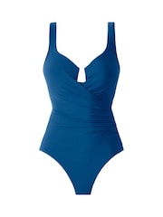 Miraclesuit Underwired Escape Tummy Control Blue Swimsuit - Image 5 of 5