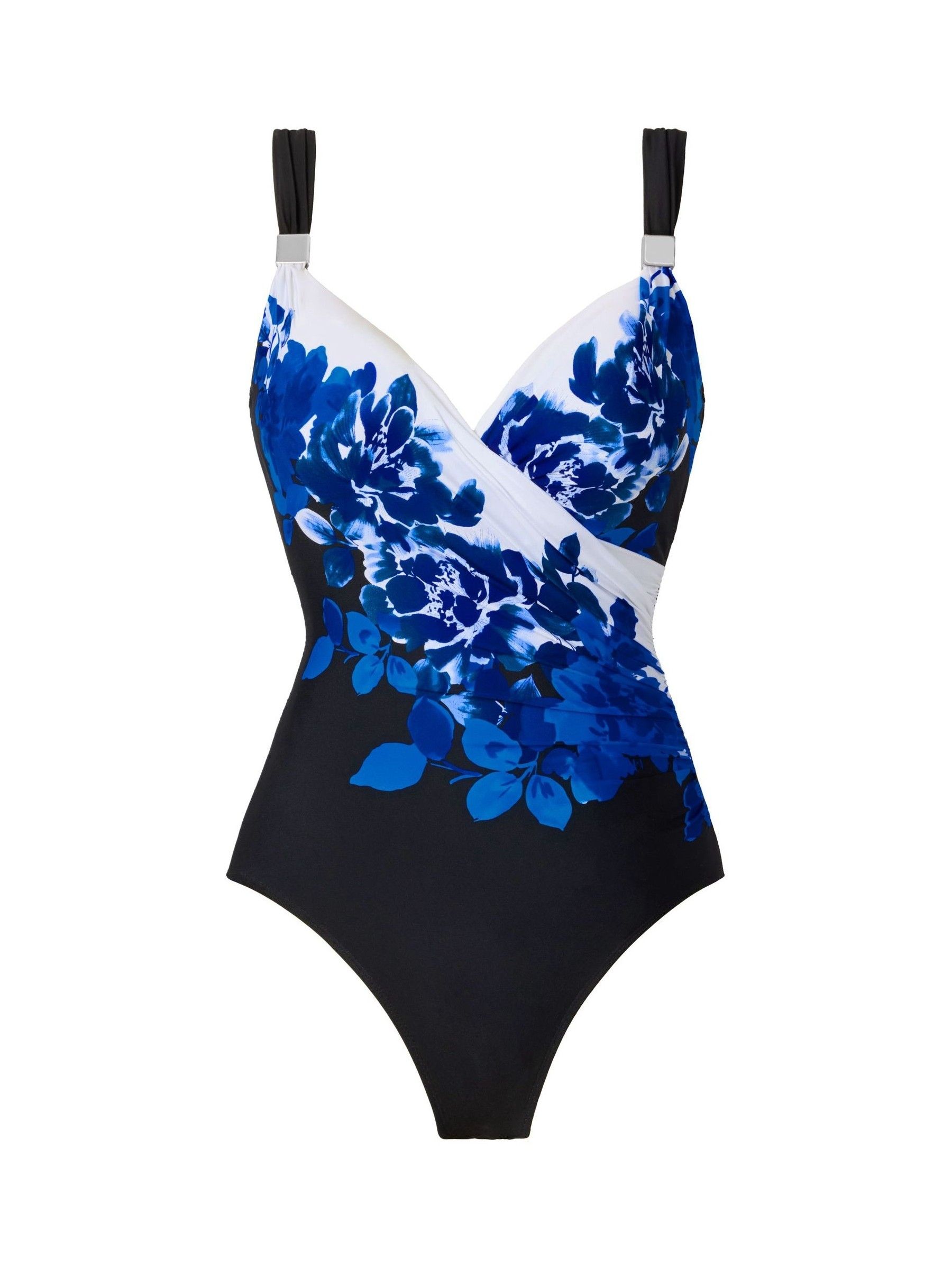 Buy Miraclesuit Black Underwired Printed Foam Cupped Tummy Control
