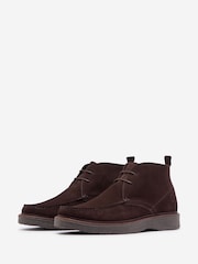 Oliver Sweeney Calf Suede Moccasin Brown Boots - Image 3 of 5