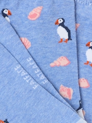 FatFace Blue Puffin Shell Socks - Image 2 of 2