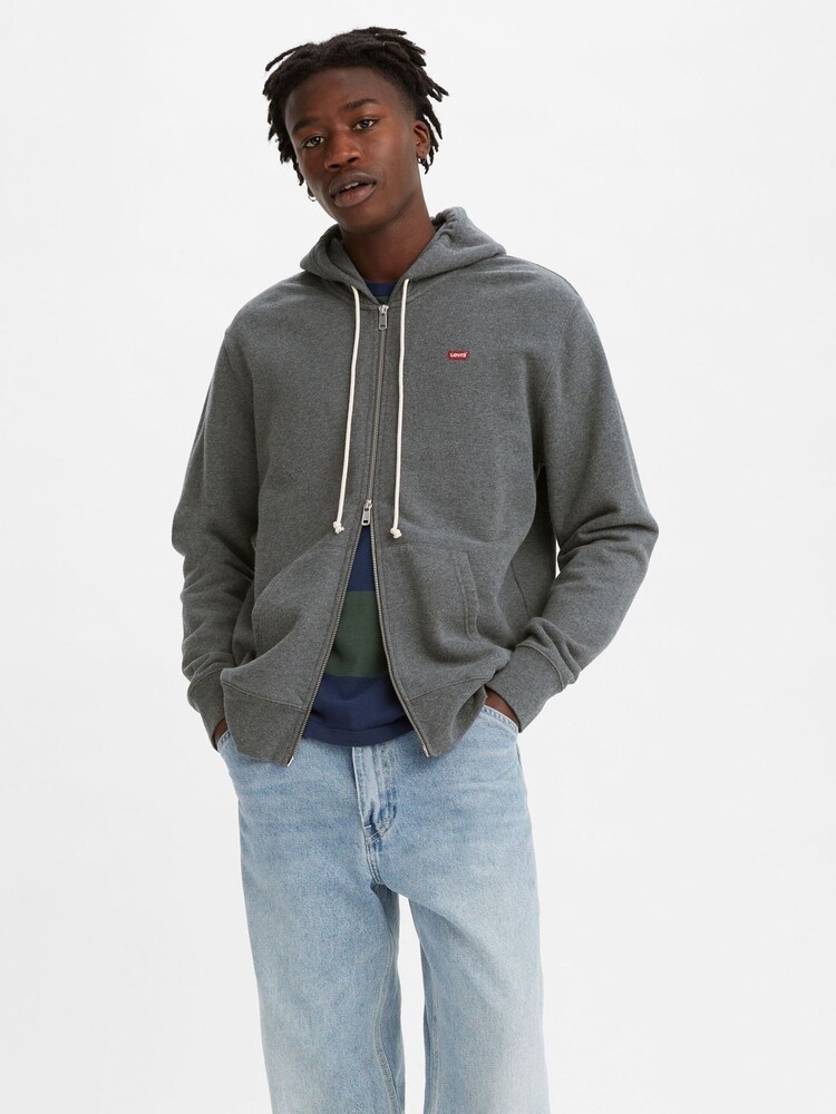 Levi's Grey The Original Hm Zip Up Hoodie - Image 1 of 3