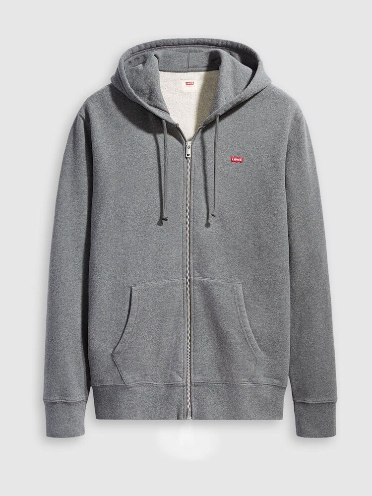 Levi's Grey The Original Hm Zip Up Hoodie - Image 3 of 3