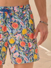 Multicolour Fruit Signature Liberty Print Swim Shorts - Image 6 of 10