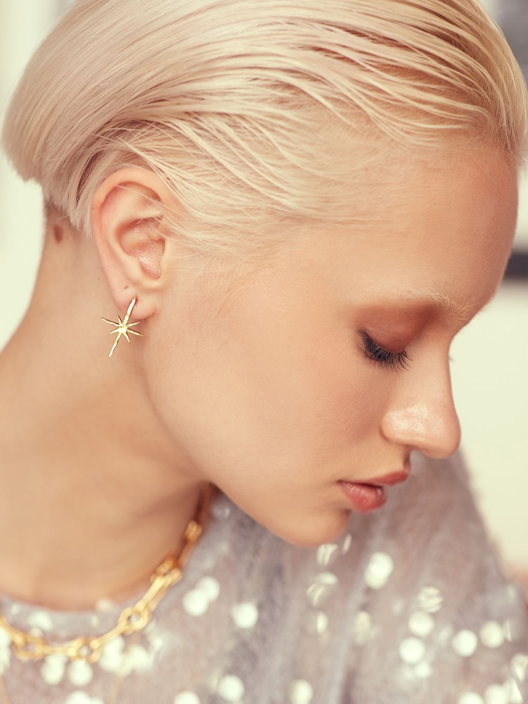 Northern Star Stud Earrings - Image 3 of 3 Northern Star Stud Earrings - Image 3 of 3