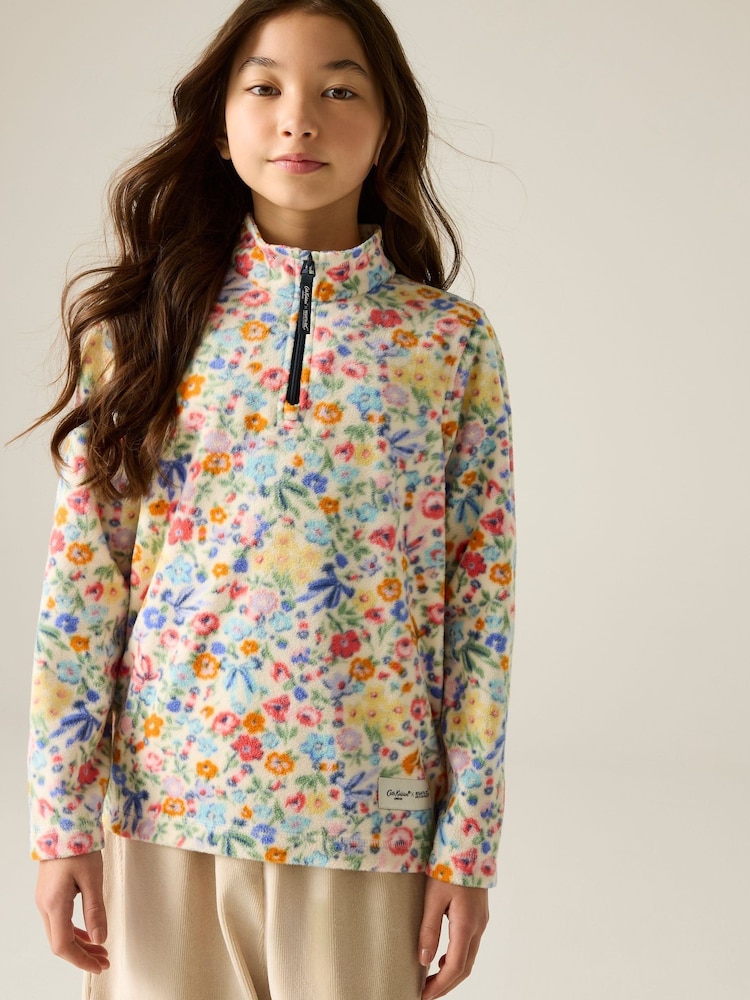 Regatta Natural Cath Kidston Junior Half Zip Fleece - Image 1 of 10 Regatta Natural Cath Kidston Junior Half Zip Fleece - Image 1 of 10