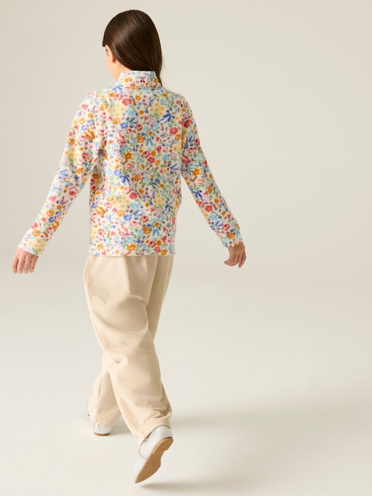 Regatta Natural Cath Kidston Junior Half Zip Fleece - Image 2 of 10 Regatta Natural Cath Kidston Junior Half Zip Fleece - Image 2 of 10