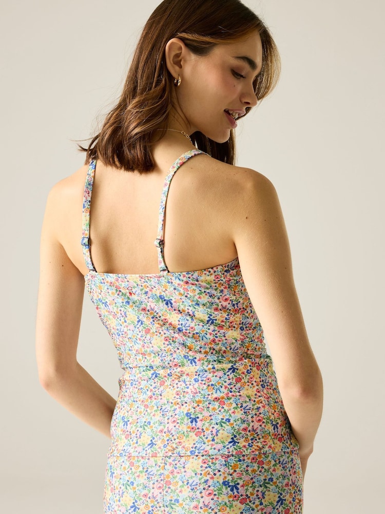 Regatta Blue Cath Kidston Tankini Top - Image 2 of 9